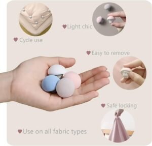 Bed Sheet Clips Duvet Cover Holding Clips Non-Slip Cover Fixator Comforter Quilt Holder with One-Key Unlock for Blanket Bed Sheet Curtain Socks Mattress (8, Blue)