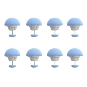 Bed Sheet Clips Duvet Cover Holding Clips Non-Slip Cover Fixator Comforter Quilt Holder with One-Key Unlock for Blanket Bed Sheet Curtain Socks Mattress (8, Blue)_2