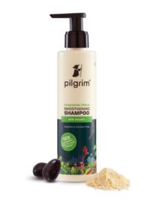 Pilgrim Patuá & Keratin Hair SMOOTHENING SHAMPOO for Dry & Frizzy hair | Sulphate & Paraben free shampoo for Women & Men | Hair Smoothening & healthy scalp | 200 ml
